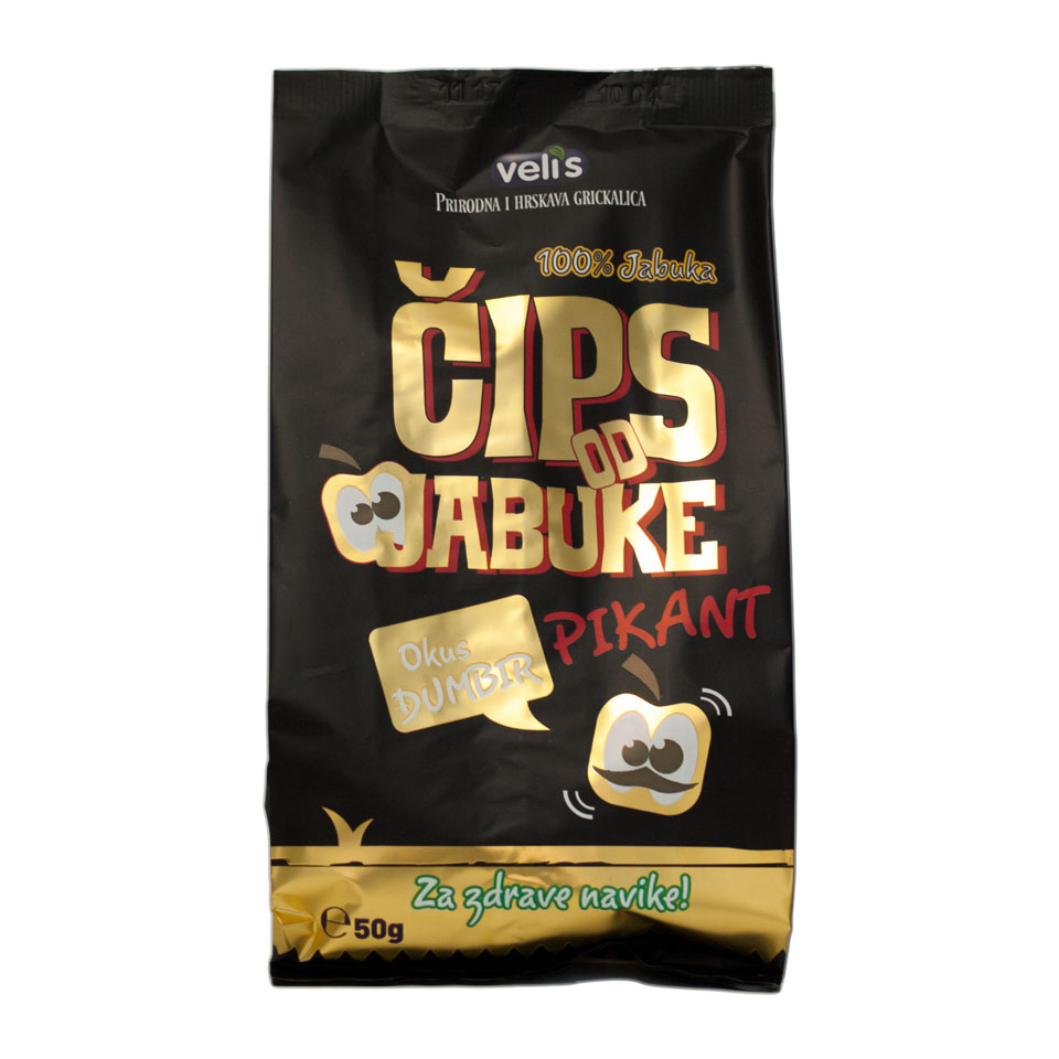 Čips od jabuke đumbir