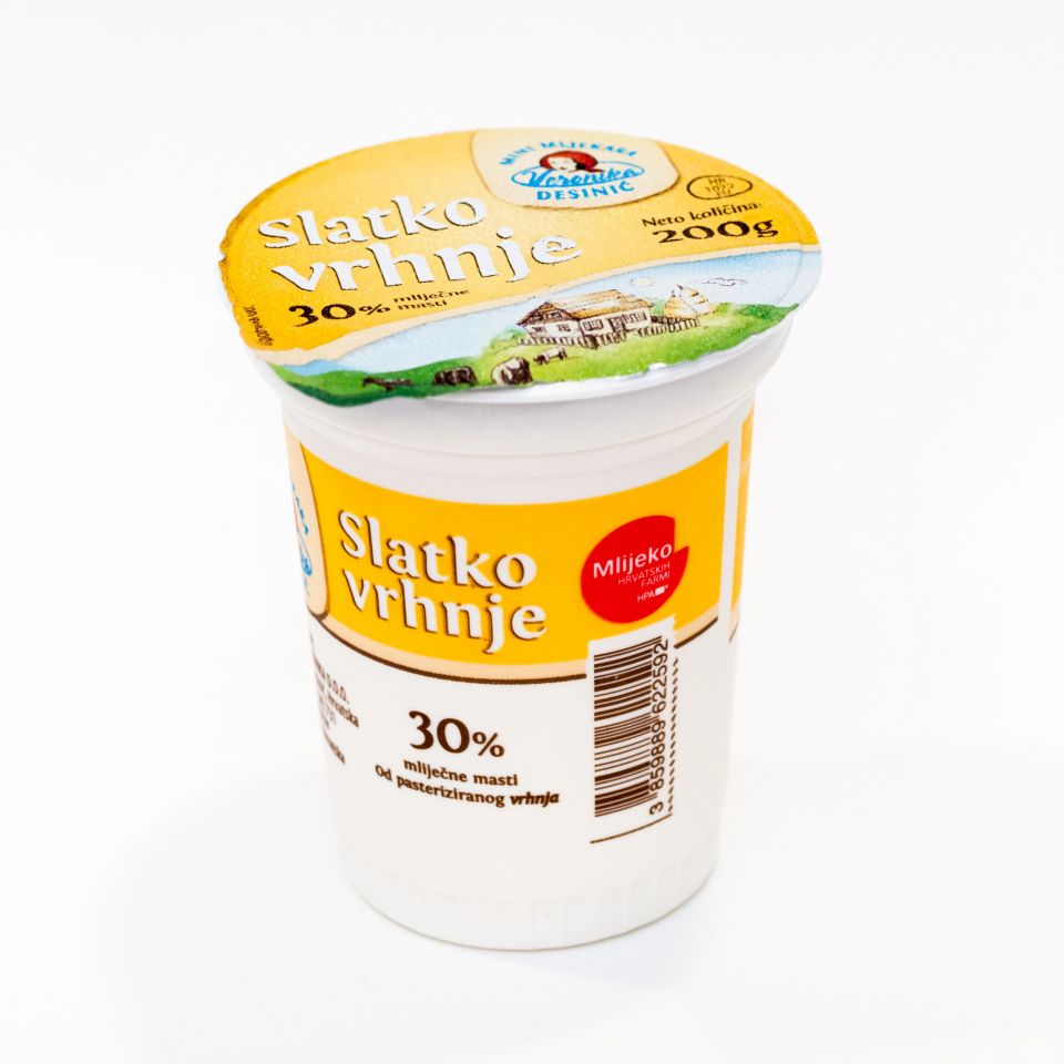 Slatko vrhnje 33% m.m.200g