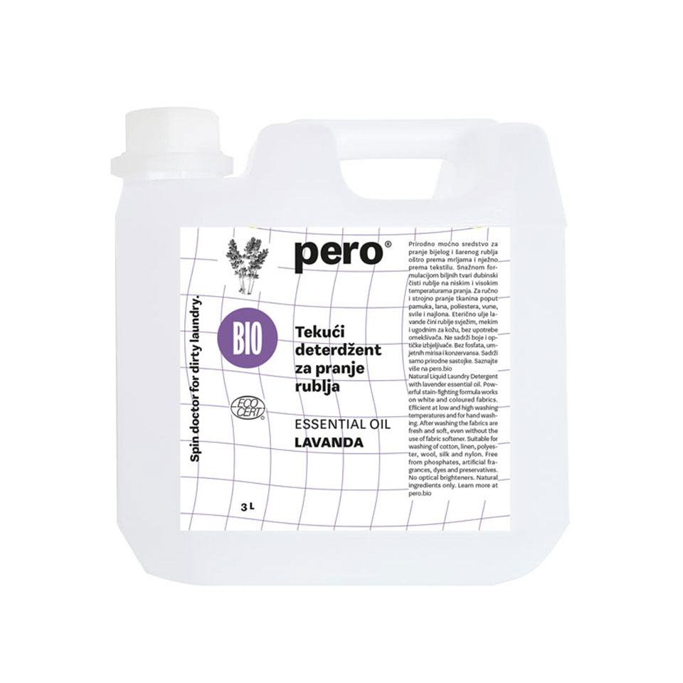 Bio tekući deterdžent za rublje lavanda