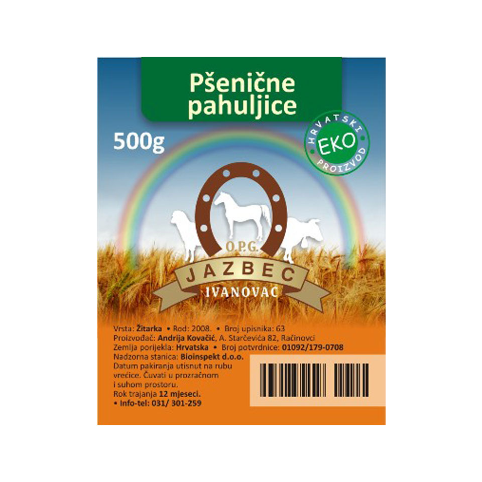 Eko pšenične pahuljice