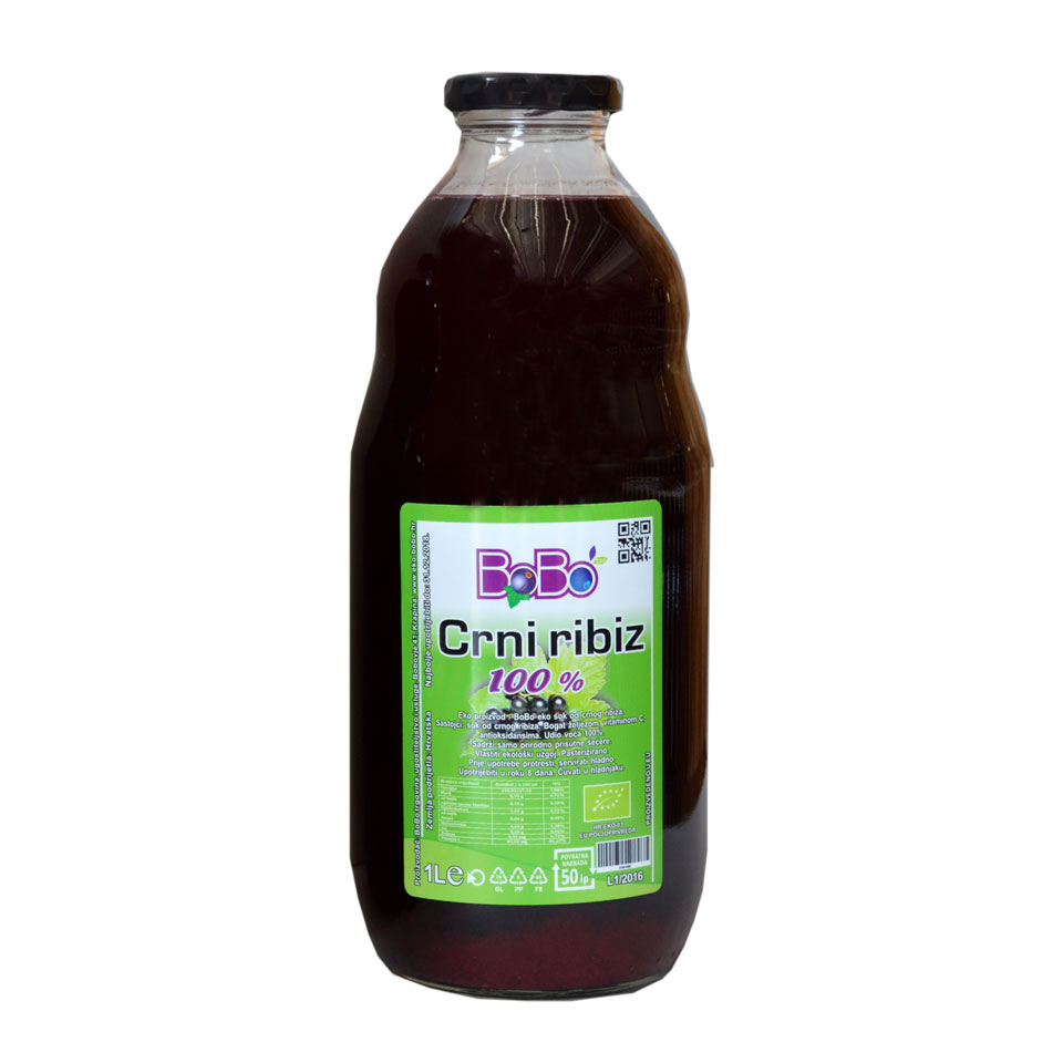 Sok crni ribiz eko 100 %