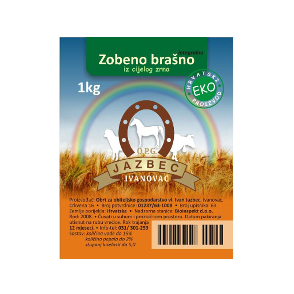 Zobeno brašno integralno
